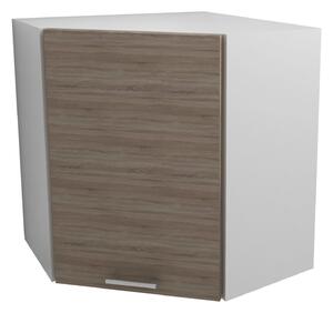 Corp haaus Lecce, Stejar Sonoma Inchis/Alb, 60 x 60 x 65 cm