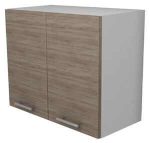 Corp haaus Lecce, Stejar Sonoma Inchis/Alb, 60 x 30 x 50 cm