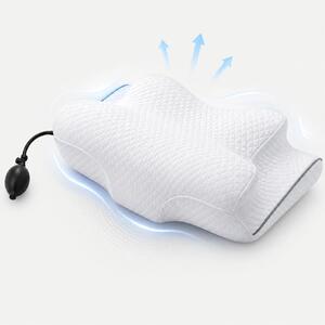 Perna cervicala ortopedica CERVI-SAN Ortho reglabila memory foam, husa