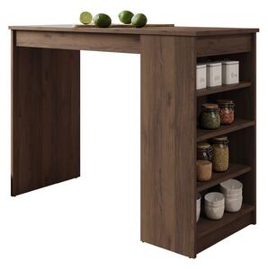 Masă de bar Comfivo Cedrus, Nuc, 102x50x115cm, 29 kg