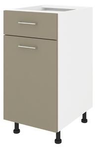 Corp haaus Lecce, 1 Sertar, 1 Usa, Taupe/Alb, 40 x 50 x 80 cm