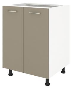 Corp haaus Lecce, 2 Usi, Taupe/Alb, 60 x 50 x 80 cm