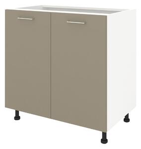 Corp haaus Lecce, 2 Usi, Taupe/Alb, 80 x 50 x 80 cm