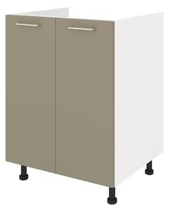 Corp haaus Lecce, 2 Usi, Taupe/Alb, 60 x 50 x 80 cm