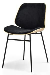 Scaun Jordan (stejar negru + negru). Promo -13%. 1111083