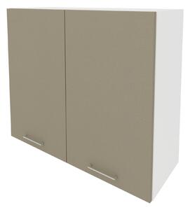 Corp haaus Lecce, 2 Usi, Taupe/Alb, 80 x 30 x 65 cm