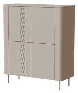 Bufet Tortesi 101, Cașmir, MDF, PAL laminat, 120x100x41cm, 44 kg
