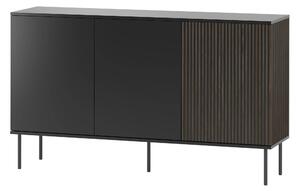 Bufet Silves, Negru, Nuc, PAL laminat, 88x151x39cm, 44 kg