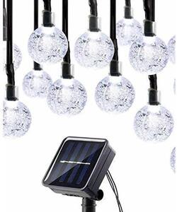 Instalatie solara 50 globulete LED, Alb rece