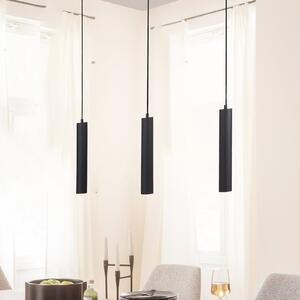 Schöner Wohnen Lampă suspendată LED DANTE, negru, 3 x GU10, lungime 90 cm, metal, Negru, Camera de zi / sufragerie, Metal, Modern