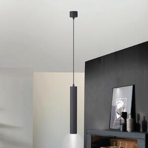 Schöner Wohnen Lampă suspendată DANTE, negru, cu 1 bec, Ø 6 cm, metal, GU10, Negru, Camera de zi / sufragerie, Metal, Modern
