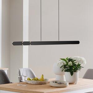 Schöner Wohnen Lampă suspendată LED ADRIANA ROUND, negru, lungime 160 cm, metal, CCT, reglabil, Negru, Camera de zi / sufragerie, Aluminiu, Modern
