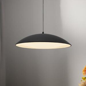 Schöner Wohnen Lampă suspendată LED LENTE, negru, Ø 40 cm, metal, Switchdim, reglabil, Negru, Camera de zi / sufragerie, Metal, Modern