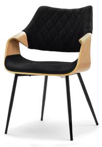 Scaun Rolf K (stejar negru + negru). Promo -14%. 1111252