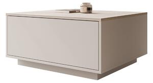 Măsuță de cafea Comfivo Unda, Bej, Deschis Travertine, PAL laminat, 39x70x80cm, 25.5 kg