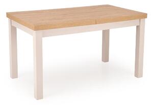 Masă Houston 559, Cașmir, Hickory stejar, 79x80x140cm, 55.5 kg, Lemn: Fag
