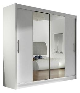 Dulap Closico Pallor II, Alb, 215x180x58cm, 147 kg, Uși dulap: Glisante, Numărul de rafturi: 5, Numărul de rafturi: 5