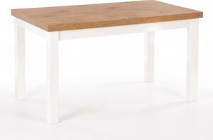 Masă Houston 559, Alb, Stejar Lancelor, 79x80x140cm, 55.5 kg, Lemn: Fag