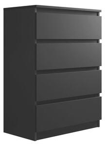Comodă Comfivo Structor I, Negru, PAL laminat, 100x70x40cm, 28 kg