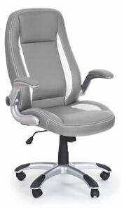 Scaun de birou Houston 569, Gri, Alb, 112x67x65cm, 17 kg