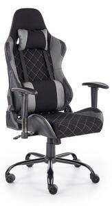 Scaun gaming Houston 1431, Gri, Negru, 127x69x62cm, 22 kg