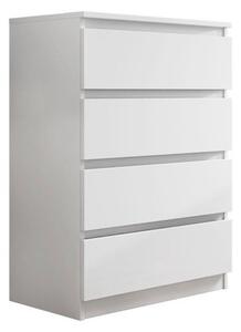 Comodă Comfivo Structor I, Alb, PAL laminat, 100x70x40cm, 28 kg