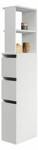 Cabinet de baie neancorat Comfivo Ova, Alb, PAL laminat, 136x20x33cm, 16 kg