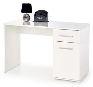Birou Cirveso 114, Alb, Alb lucios, PAL laminat, 75x120x55cm, 37.5 kg