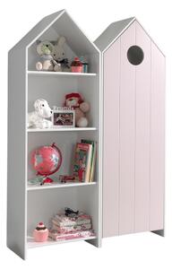 Șifonier de copii alb/roz deschis 115x171,5 cm CASAMI – Vipack