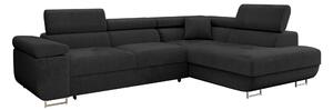 Colțar Comfivo Vinetum, Funcția de dormit, Spațiu de depozitare, 274x203x70cm, 141 kg, Picioare: Plastic, Metal