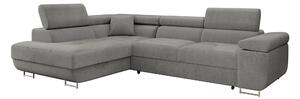 Colțar Comfivo Vinetum, Funcția de dormit, Spațiu de depozitare, 274x203x70cm, 141 kg, Picioare: Plastic, Metal