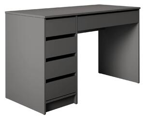 Birou Comfivo Terros I, Antracit, PAL laminat, 76x120x55cm, 38 kg