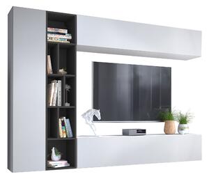 Set de living Comfivo Natura, Alb, Grafit, PAL laminat, 160x224x33cm, 99 kg