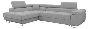 Colțar Comfivo Vinetum, Funcția de dormit, Spațiu de depozitare, 274x203x70cm, 141 kg, Picioare: Plastic, Metal