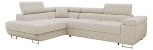 Colțar Comfivo Vinetum, Funcția de dormit, Spațiu de depozitare, 274x203x70cm, 141 kg, Picioare: Plastic, Metal
