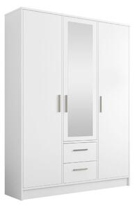 Dulap Comfivo Pastor, Alb, 202x153x40cm, 113.5 kg, Uși dulap: Cu balamale, Numărul de rafturi: 8, Numărul de rafturi: 8