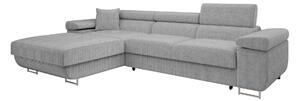 Colțar Comfivo Vinetum II, Funcția de dormit, Spațiu de depozitare, 280x170x70cm, 140 kg, Picioare: Metal, Plastic