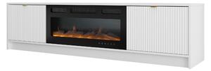Comodă TV Comfivo Papilio II, Alb, PAL laminat, MDF, 48x182x40cm