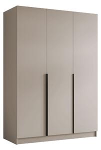 Dulap Closico Decoron I, Cașmir, Negru, 215x150x58cm, 148.5 kg, Uși dulap: Cu balamale, Numărul de rafturi: 9, Numărul de rafturi: 9