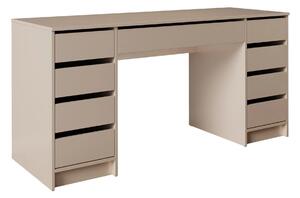 Birou Comfivo Terros II, Bej, PAL laminat, 76x154x55cm, 49.5 kg