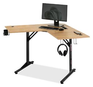 Masă PC Matts C (stejar + negru). Promo -17%. 1109795