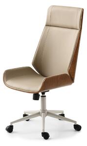Scaun Aukley (nuc + bej închis + gri). Promo -13%. 1110487