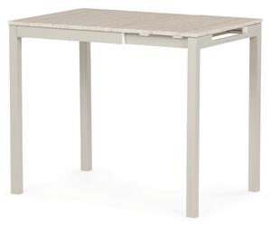 Jídelní stůl rozkládací 60-90x60 cm, melamin, travertin, GDT-206 TRV