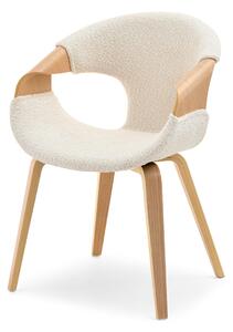 Scaun Kurt (stejar + crem). Promo -14%. 1111097
