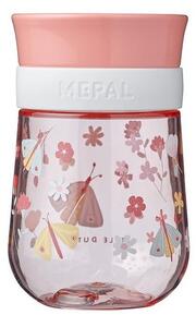 Cană pentru copii roz-deschis din tritan 300 ml Flowers & butterflies – Mepal