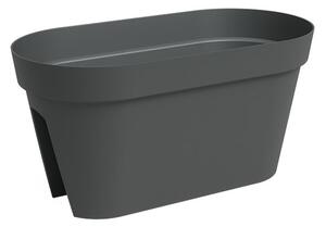 Jardinieră pentru balustradă din plastic reciclat de agățat / de perete 60 cm Capri – Artevasi