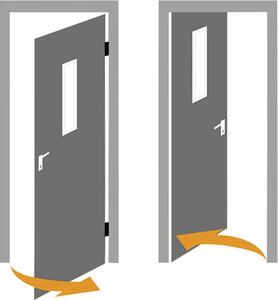 Ușă de intrare metalică pentru interior Gama 88x205 cm stânga