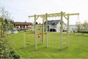 Turn de joacă pentru copii Palmako Merit lemn 352x204x220 cm