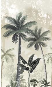 Fototapet vlies Smart Art Easy 47203 palmieri verde închis/bej 159x270 cm