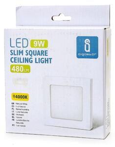 Aigostar - Plafonieră LED aplicată LED/9W/230V 4000K 12,2x12,2 cm albă